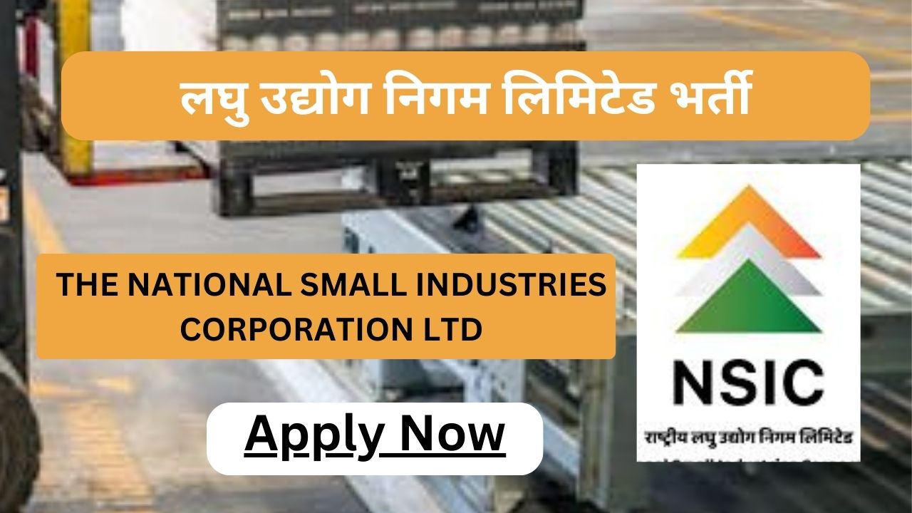 लघु उद्योग निगम लिमिटेड भर्ती |THE NATIONAL SMALL INDUSTRIES CORPORATION LTD