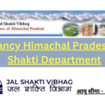 Vacancy Himachal Pradesh Jal Shakti Department