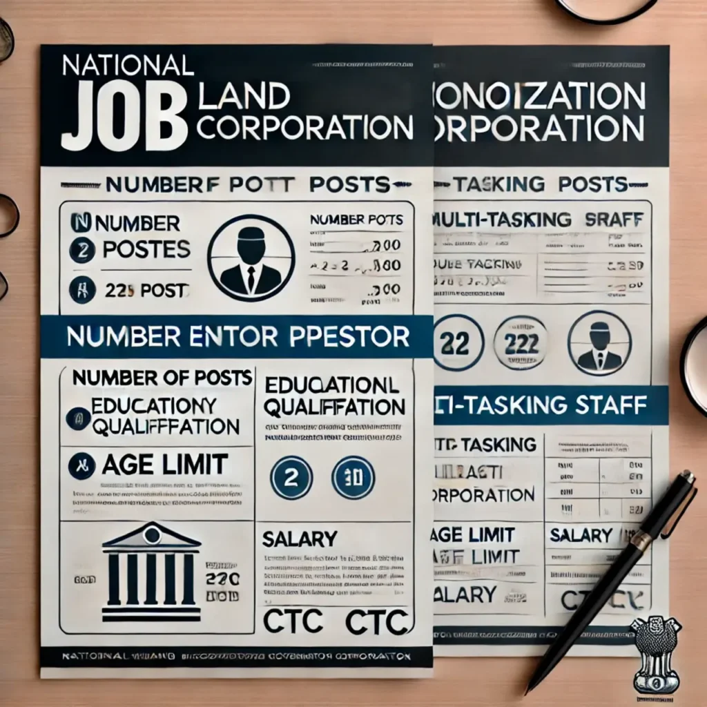 Govt Job Recruitment in National Land Monetisation Corporation (NLMC)