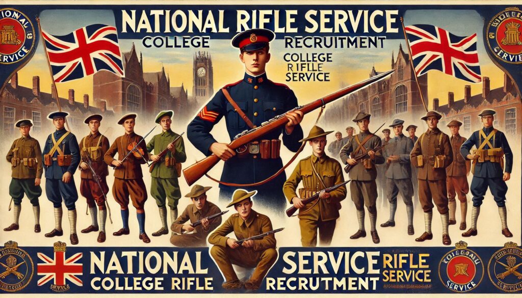 National Rifle Service College Postcard Recruitment