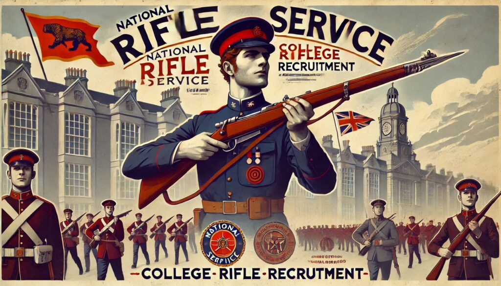 National Rifle Service College Postcard Recruitment