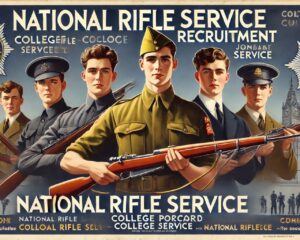 National Rifle Service College Postcard Recruitment