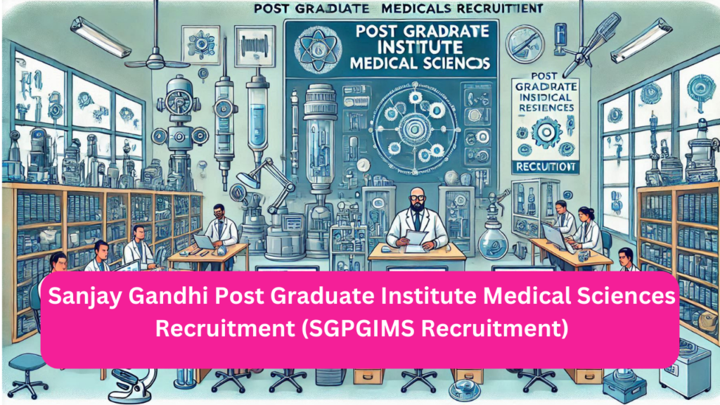 Sanjay Gandhi Post Graduate Institute Medical Sciences Recruitment (SGPGIMS Recruitment)