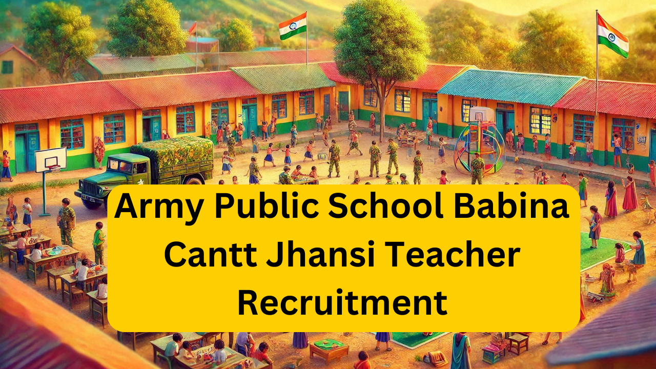 Army Public School Babina Cantt Jhansi Teacher Recruitment